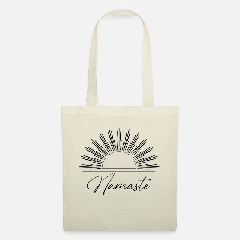 Namaste black - Stoffbeutel - Natur