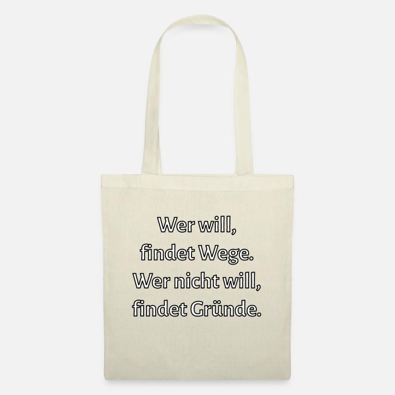 wer will - Tote Bag - nature