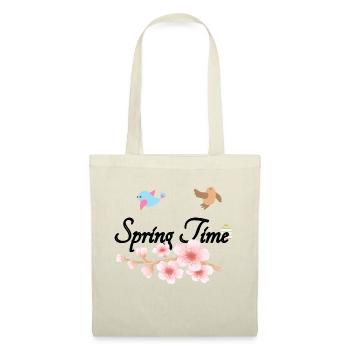 Spring - Seasons - Birds - Kish Blossom - Tote Bag - nature - Front