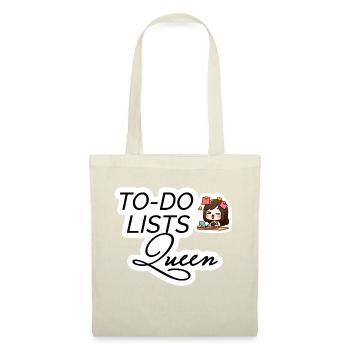 To-Do Lists Queen - Stoffbeutel - Natur - Vorne