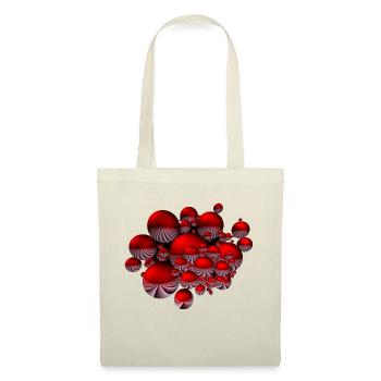 Shirt mit Kugel-Design - Stoffbeutel - Natur - Vorne