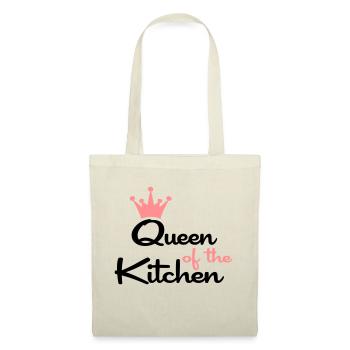 T-shirts pour les femmes qui aiment cuisiner - Sac en tissu - nature - Devant