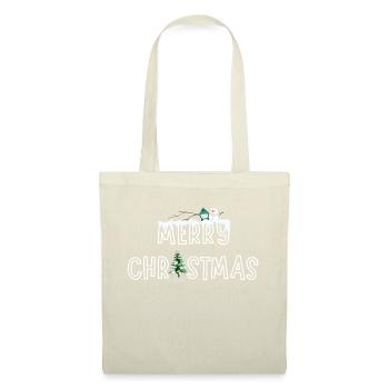 Joyeux Noël - Sac en tissu - nature - Devant