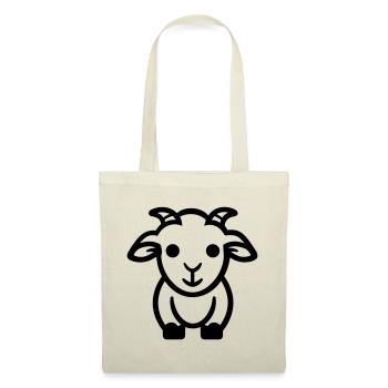 Bouc - Sac en tissu - nature - Devant