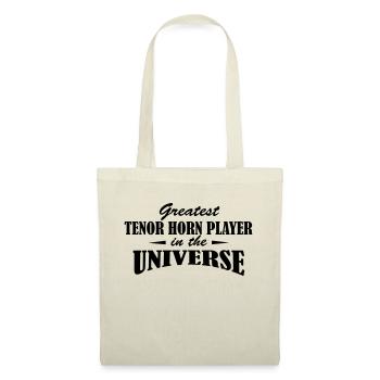 Greatest Tenor Horn Player in the universe - Tote Bag - nature - Front