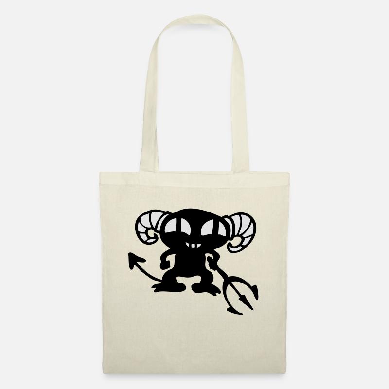 diable diablotin - Sac en tissu - nature