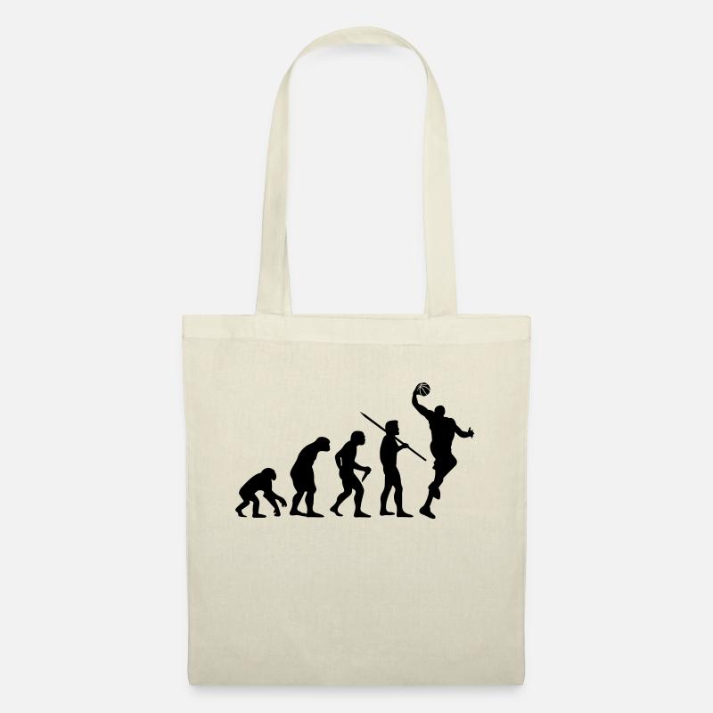 Évolution de l'homme - Basket - Sac en tissu - nature