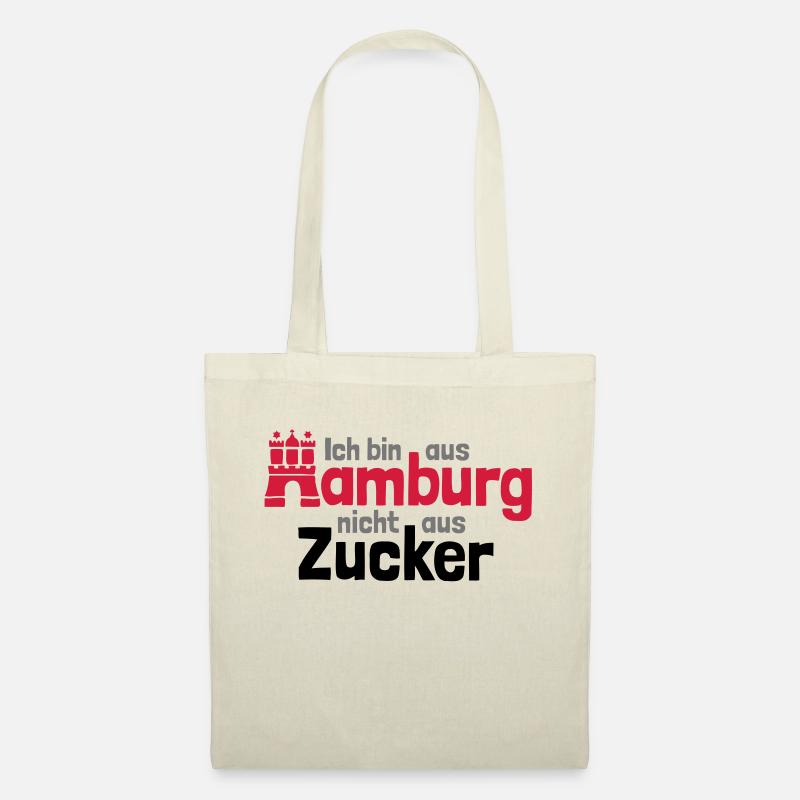 Ich bin aus Hamburg - Stoffbeutel - Natur