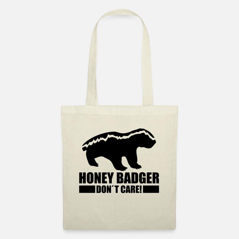 honey_badger_dont_care_rp1 - Stoffbeutel - Natur