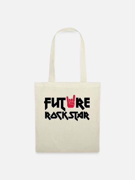 future rock star - Sac en tissu - nature