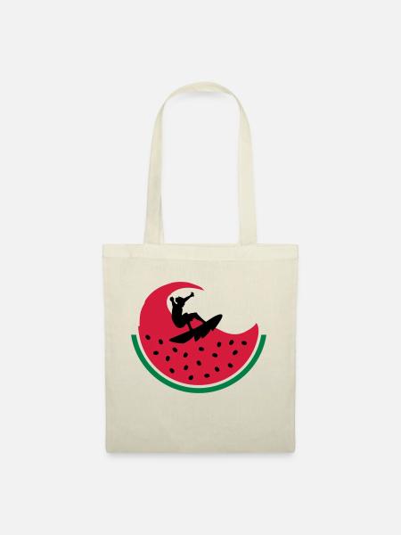 Melon Surfer - Stoffbeutel - Natur