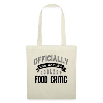food critic officially the worlds cooles - Tote Bag - nature - Front