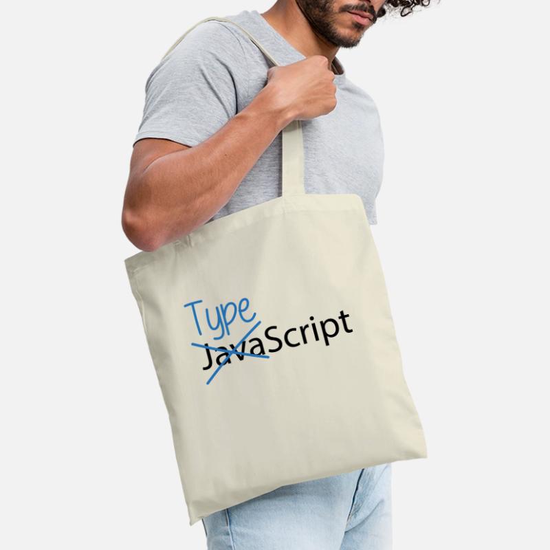 Typescript over Javascript Stoffbeutel