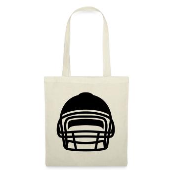 Casque de football - Sac en tissu - nature - Devant