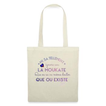 Humour la moukate - Sac en tissu - nature - Devant