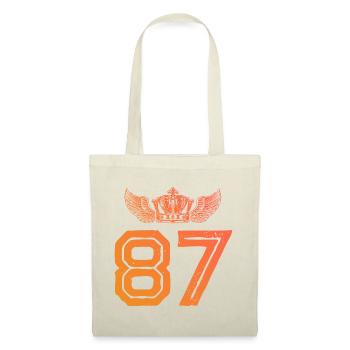 87 Couronne numérique - Sac en tissu - nature - Devant