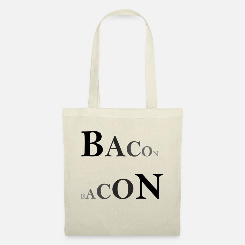 Bacon doppelt - Stoffbeutel - Natur