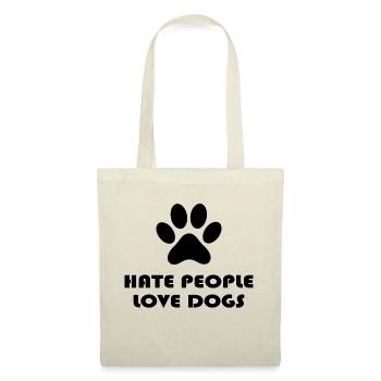 Dog Hund - Stoffbeutel - Natur - Vorne