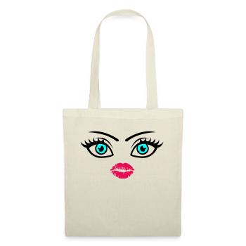 kiss face - Stoffbeutel - Natur - Vorne