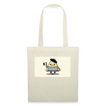 une crêpe bretonne - Sac en tissu - nature - Devant