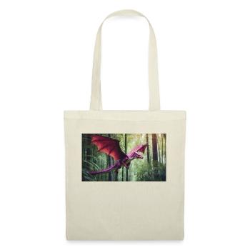 A realistic majestical green dragon is hunting - Tote Bag - nature - Front