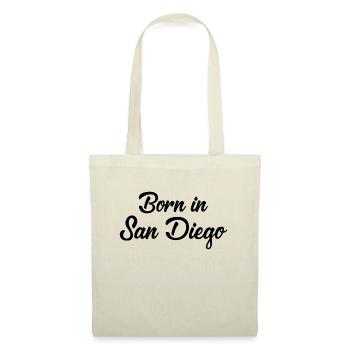 Né à San Diego - Californie - États-Unis - Amérique - Sac en tissu - nature - Devant