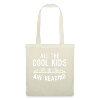 All The Cool Kids Are Reading - Fun Book Lover - Tote Bag - nature - Front