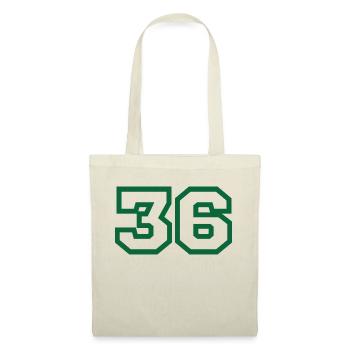 Number 36 green sport - Tote Bag - nature - Front