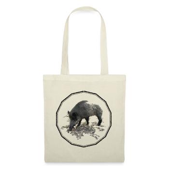 Wildschwein - Stoffbeutel - Natur - Vorne