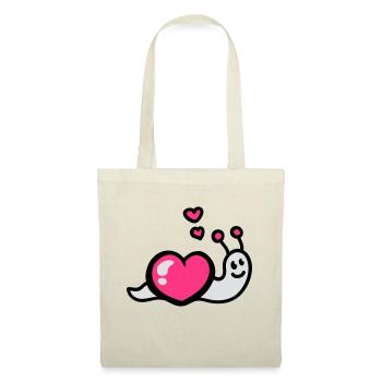 Ver du cœur 3 - Sac en tissu - nature - Devant