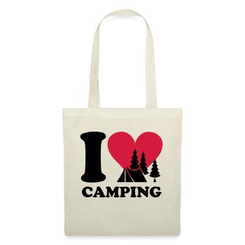 i love camping - Stoffbeutel - Natur - Vorne
