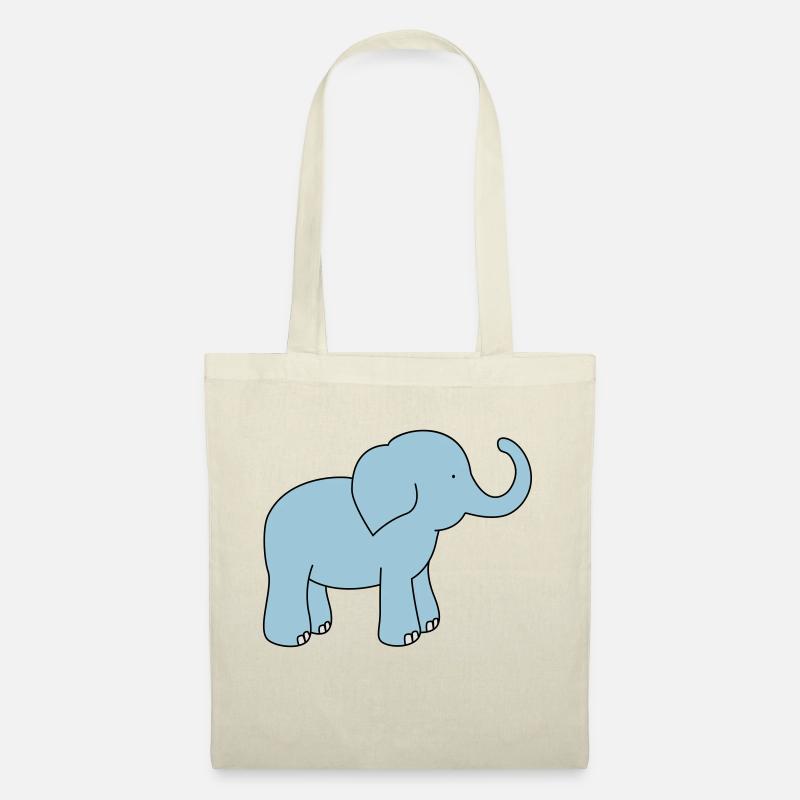 Elefant - Stoffbeutel - Natur