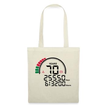 counter anniversary years 70 years - Tote Bag - nature - Front