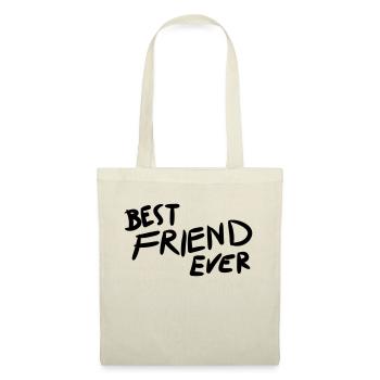 Meilleure amie jamais - Sac en tissu - nature - Devant