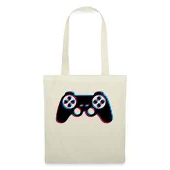 3d controller design logo clip art cool gamer zocke - Tote Bag - nature - Front