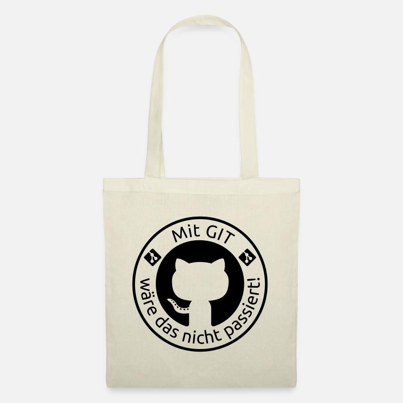 GIT Octocat - Stoffbeutel - Natur