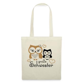 große Schwester - Tote Bag - nature - Front
