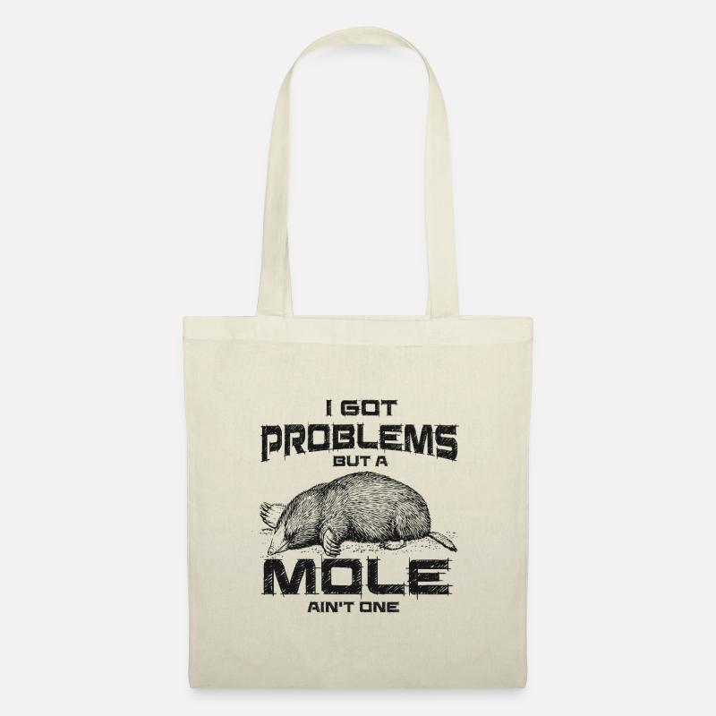Mole - Stoffbeutel - Natur