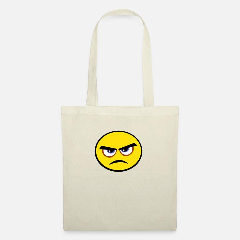 grumpy face - Stoffbeutel - Natur