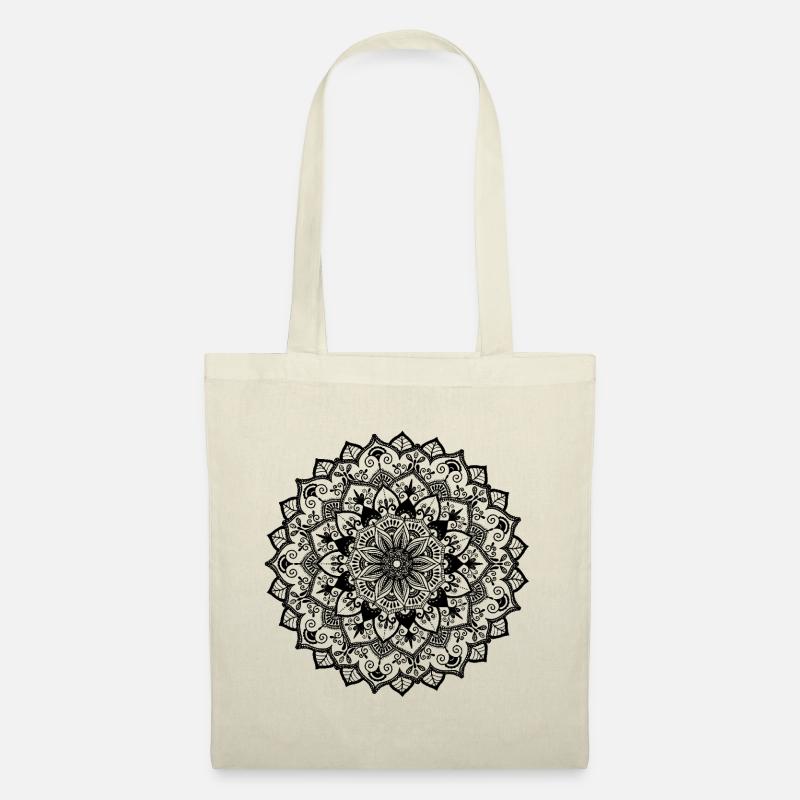 Mandala - Stoffbeutel - Natur