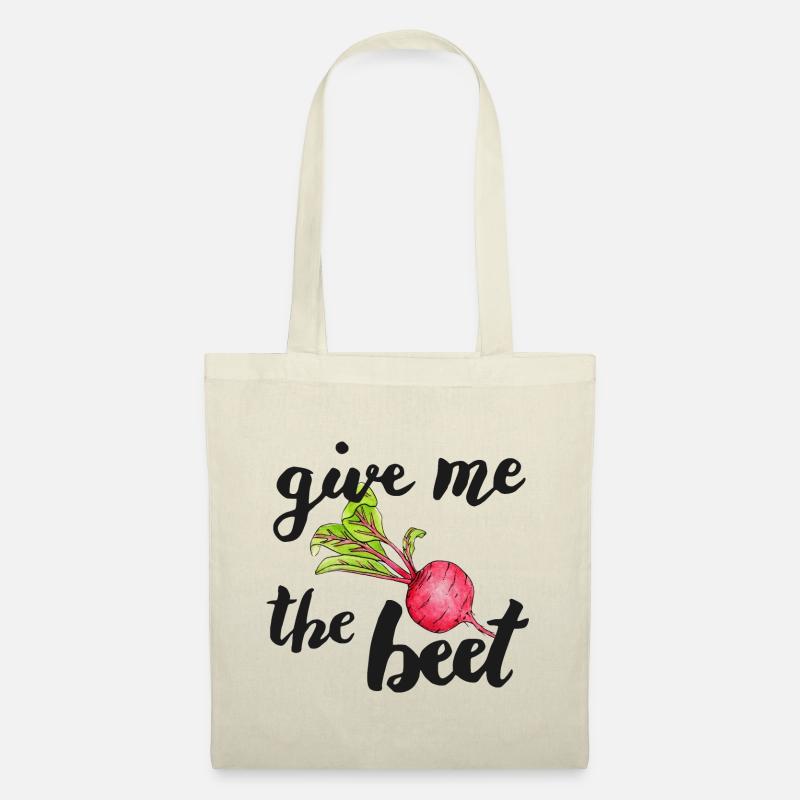 give me the beet rote Bete - Stoffbeutel - Natur