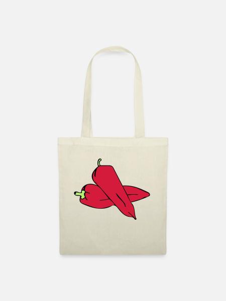 Paprika - Stoffbeutel - Natur