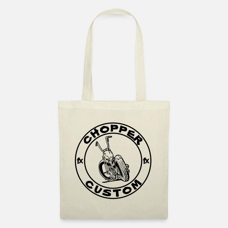 CHOPPER CUSTOM (anpassbare Farbe) - Stoffbeutel - Natur