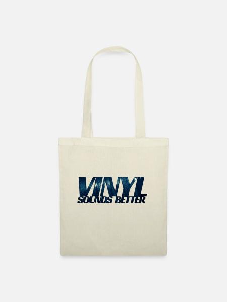 vinyl sounds better - Stoffbeutel - Natur