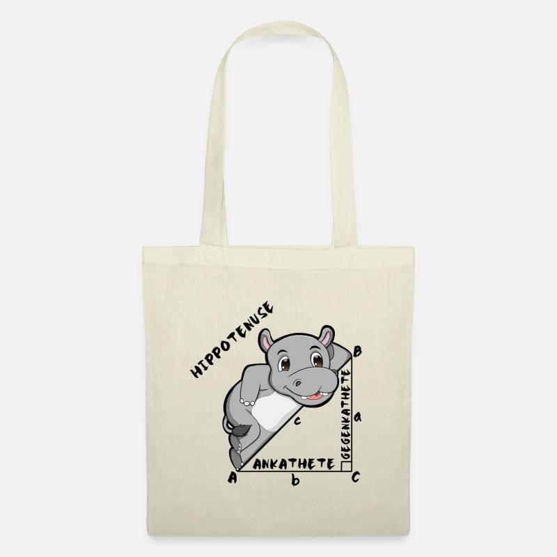 Hippotenuse Cool Fun Shirt Pythagoras Math Lovers - Tote Bag - nature