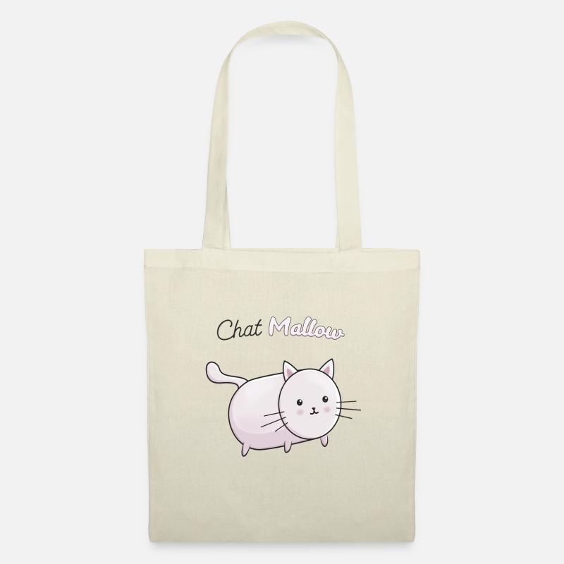Chat Mallow - Stoffbeutel - Natur