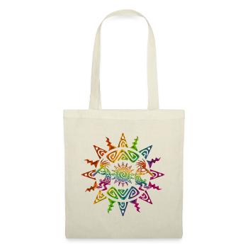 Kokopelli Duo - Sun Ornaments 2 - Sac en tissu - nature - Devant