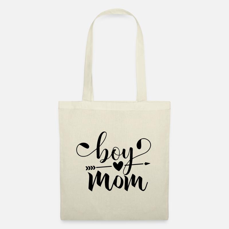 Boy Mom - Boy Mama - Stoffbeutel - Natur