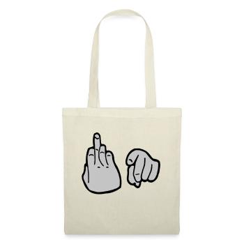 Fuck You - Sac en tissu - nature - Devant