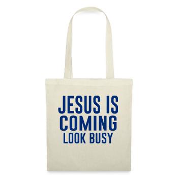 Jesus Funny Sayings God fun Saying office - Tote Bag - nature - Front
